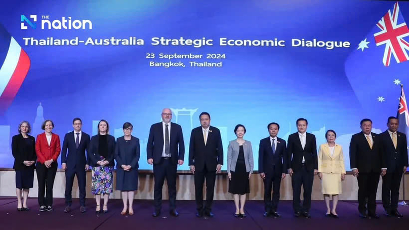 Delegates attending the Thailand-Australia Strategic Economic Dialogue. Photo courtesy of nationthailand.com.