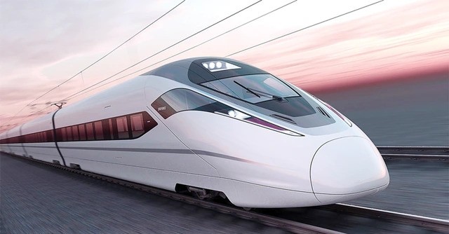 A high-speed train model with aluminium innovation. Photo courtesy of Lodec Jinshu.