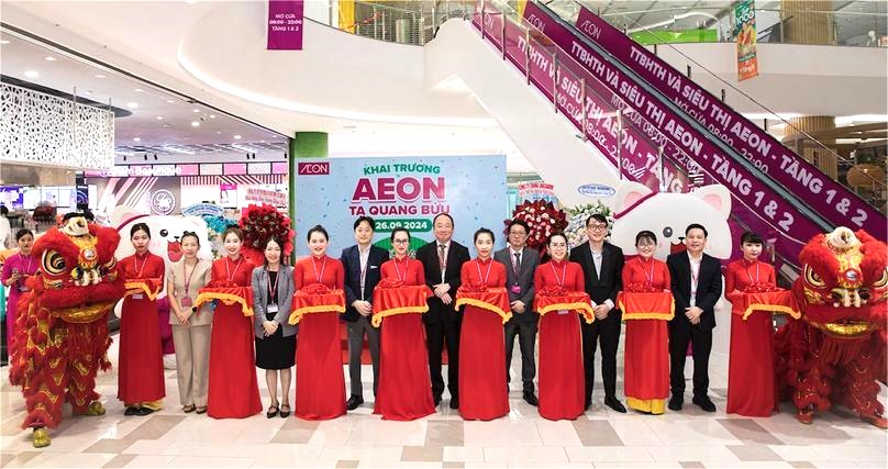 Aeon Ta Quang Buu opening ceremony,  District 8, Ho Chi Minh City, September 26, 2024. Photo courtesy of Aeon.