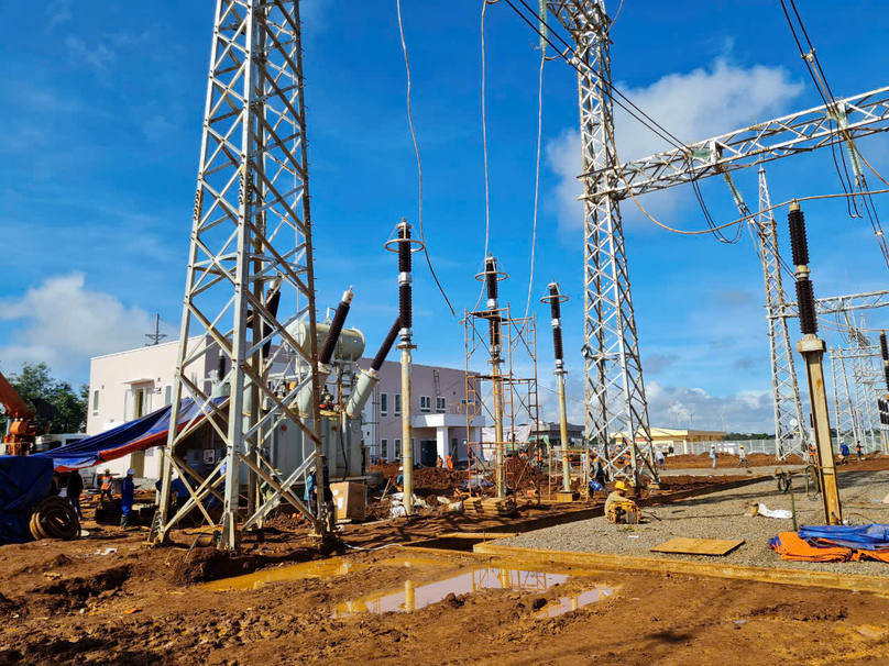 A construction site at the Dak Hoa wind power plant, Dak Nong province, Vietnam's Central Highlands. Photo courtesy of Phu Tho police.