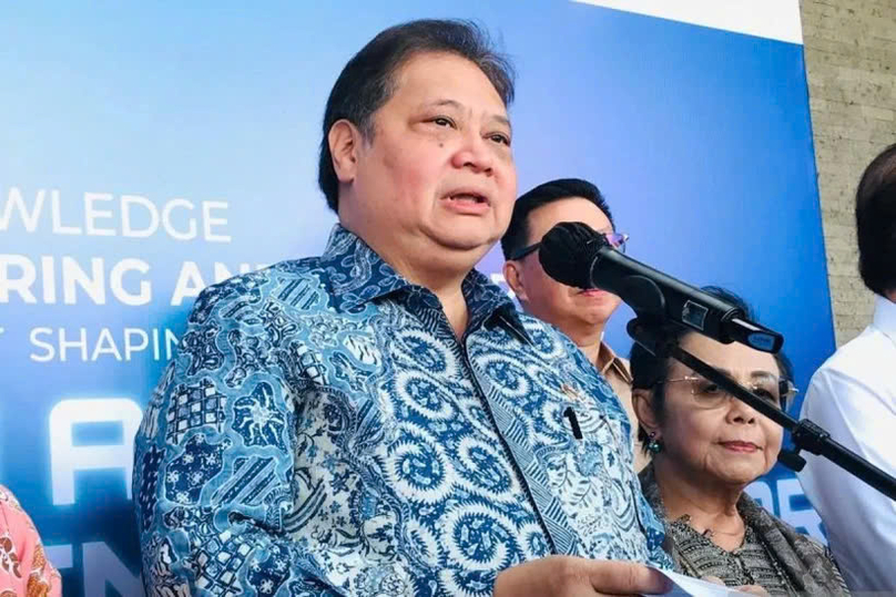   Menteri Koordinator Bidang Perekonomian Airlangga Hartarto. Foto milik en.antaranews.com.