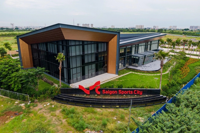 A corner of Saigon Sports City in HCMC. Photo courtesy of znews.vn.