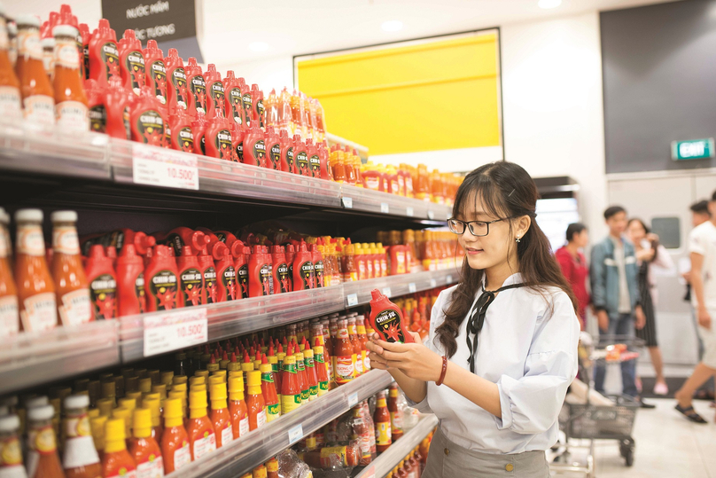 Masan Consumer products at a supermarket. Photo courtesy of Masan Group.