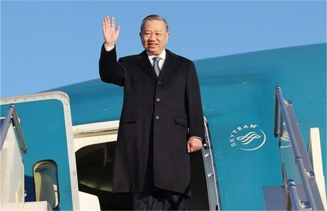 Vietnam's Party General Secretary and State President To Lam leaves Mongolia for Ireland on Tuesday. Photo courtesy of Vietnam News Agency.