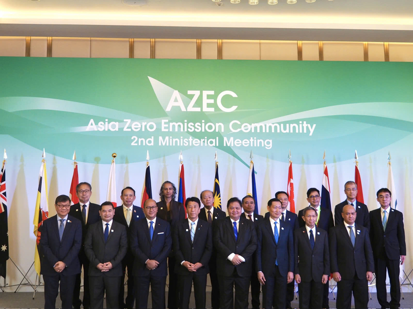  Delegates at the 2nd AZEC Ministerial Meeting in Indonesia on August 21, 2024. Photo courtesy of METI of Japan