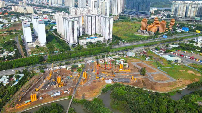  A real estate project in Thu Duc city, Ho Chi Minh City. Photo by The Investor/Vu Pham.