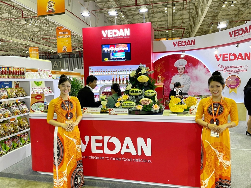 Some Vedan products on display at a supermarket. Photo courtesy of the company.