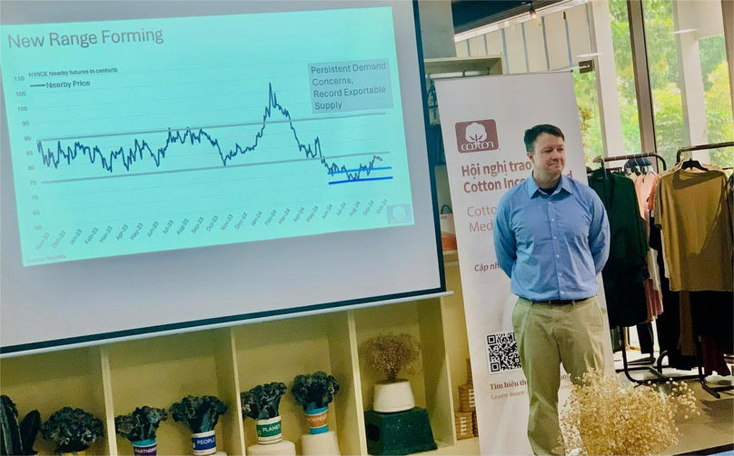 Jon Devine, a senior economist at Cotton Incorporated. Photo courtesy of Sustainable Textile Solutions Corporation.