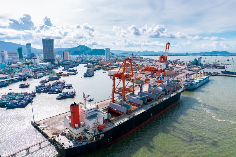 Quy Nhon port in Binh Dinh province, central Vietnam. Photo courtesy of Quy Nhon port. 