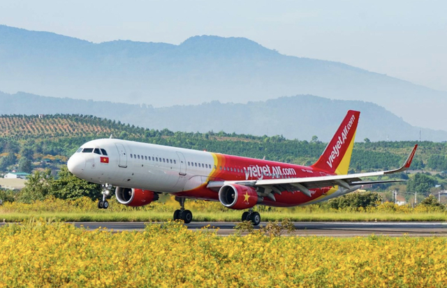 A Vietjet plane. Photo courtesy of the Vietnamese budget carrier.