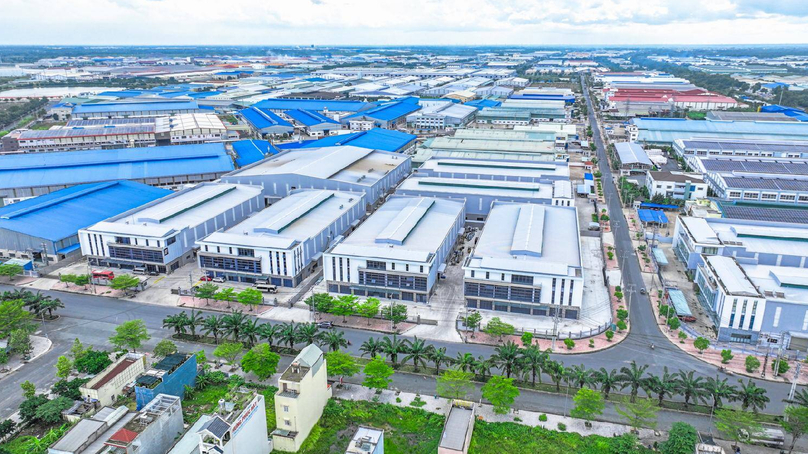 An industrial park in Bac Giang province, northern Vietnam. Photo courtesy of Bac Giang news portal.