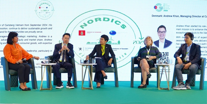 Andrew Khan, managing director of Carlsberg Vietnam, shares insights on the company’s sustainable development journey in Vietnam. Photo courtesy of Carlsberg.