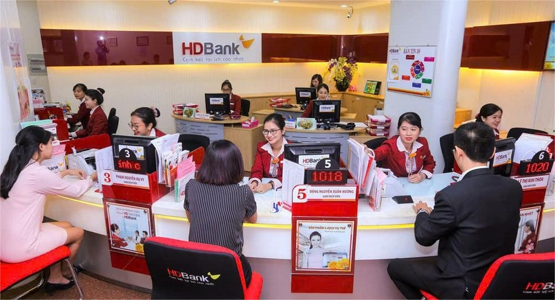 A transaction office of HDBank. Photo courtesy of the bank