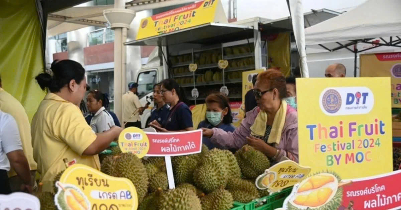  Thai durians. Photo courtesy of Vietnam News Agency.