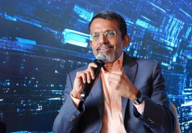 Former MAS managing director Ravi Menon at the launch of Singapore's global fintech network on October 30, 2024. Photo courtesy of Global Finance and Technology Network.