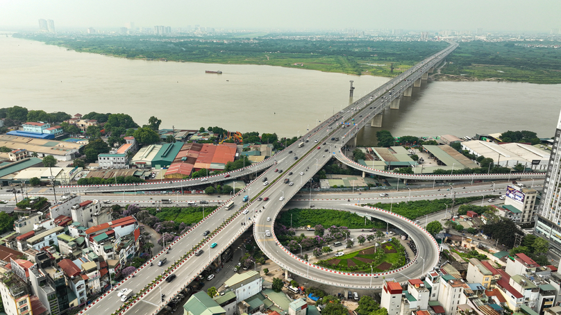 Vinh Tuy bridge 2 in Hanoi, capital city of Vietnam, built by Vinaconex. Photo courtesy of the firm.