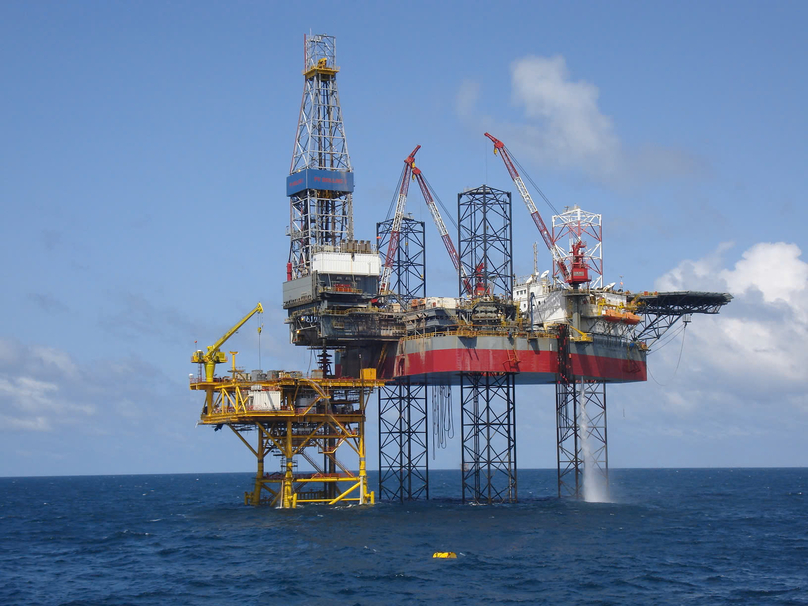 An oil rig operated by PV Drilling. Photo courtesy of the company.