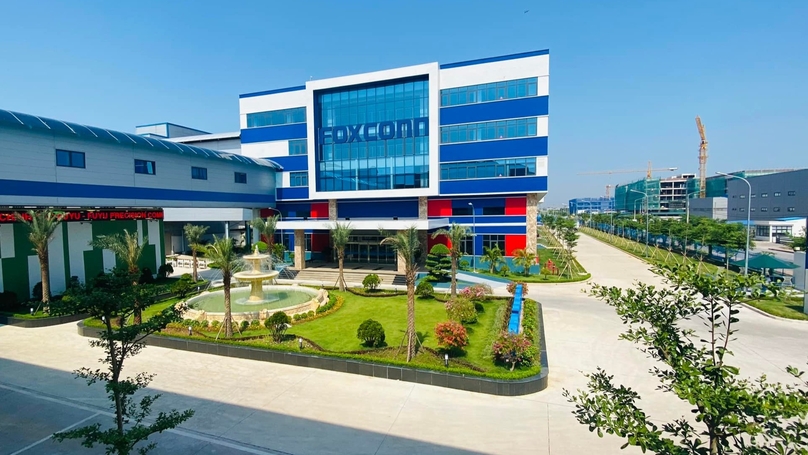 A factory of Foxconn in Bac Giang province, northern Vietnam. Photo courtesy of Foxconn.