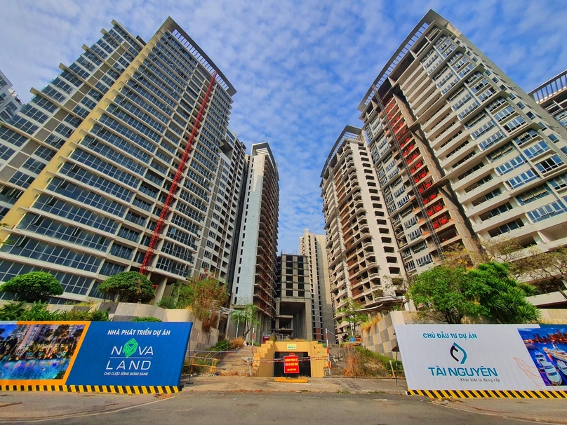 Kenton Node apartment project in Nha Be district, Ho Chi Minh City, southern Vietnam. Photo courtesy of Dau Tu Chung Khoan (Stock investment) newspaper.