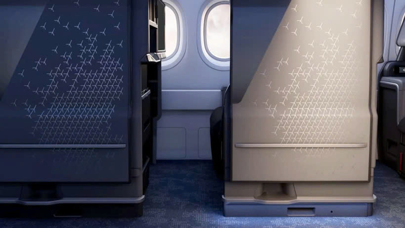 Singapore Airlines' new business-class seats. Photo courtesy of the carrier.