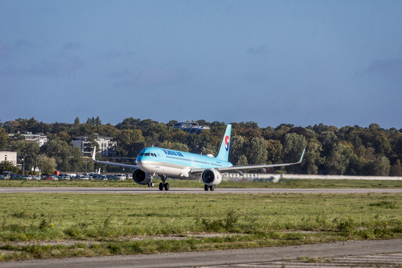 Korean Air uses the A321neo for some of its flights to Vietnam. Photo courtesy of Korean Air.