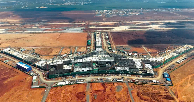 The construction site of Long Thanh International Airport in Dong Nai province, southern Vietnam. Photo courtesy of Airports Corporation of Vietnam.