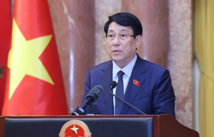 Vietnamese State President Luong Cuong. Photo courtesy of Vietnam News Agency.