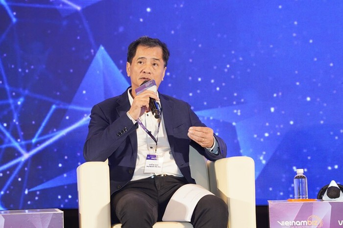 Nguyen Van Dinh, vice chairman of the Vietnam Real Estate Association (VNREA), speaks at the Vietnam Investment Forum 2025, Ho Chi Minh City, November 8, 2024. Photo courtesy of the forum.