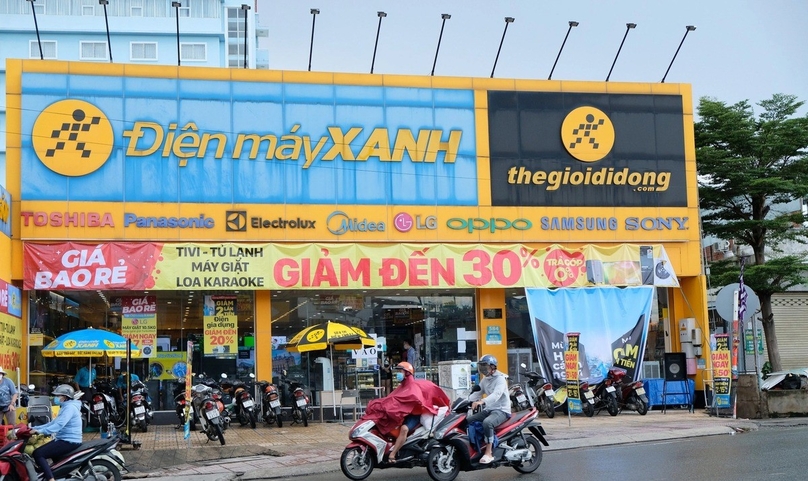  The Gioi Di Dong and Dien May Xanh stores of MWG. Photo courtesy of Tuoi Tre (Youth).