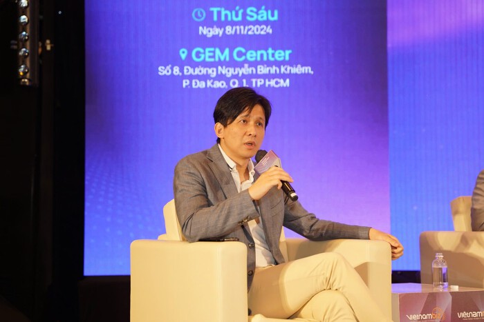 Le Anh Tuan, head of Investment at Dragon Capital Group, speaks at the Vietnam Investment Forum 2025, Ho Chi Minh City, November 8, 2024. Photo courtesy of Vietnam Investment Forum 2025.