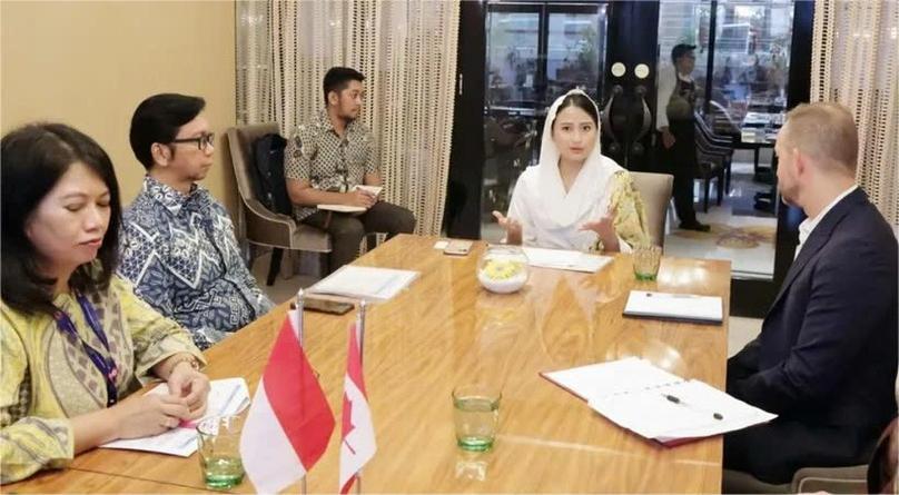 Deputy Trade Minister Dyah Roro Esti (second, right) during the ICA-CEPA negotiations in Bandung, West Java, November 6, 2024. Photo courtesy of Antara.