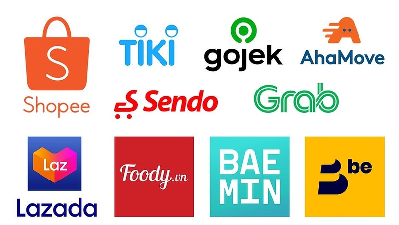 Popular e-commerce platforms in Vietnam. Source: Vietdata.