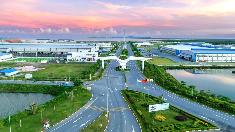 An industrial park developed by Kinhbac City Development Holding Corporation. Photo courtesy of Cong Thuong (Industry-Trade) newspaper.