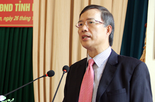 Pham Van Vong, former Party chief of Vinh Phuc. Photo courtesy of the province.