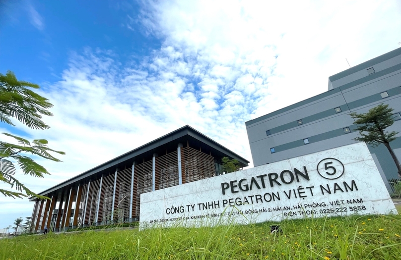 Pegatron factory in Hai Phong city, northern Vietnam. Photo courtesy of Pegatron Vietnam.