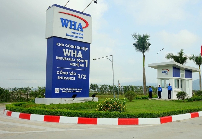 The entrance to WHA Industrial Zone in Nghe An province, central Vietnam. Photo courtesy of WHA.