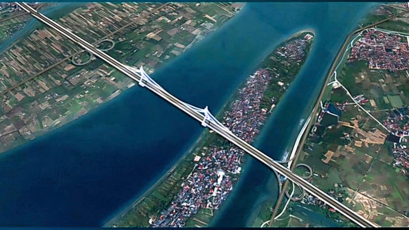  Illustration of Tu Lien bridge. Photo courtesy of Hanoi Department of Planning and Architecture. 