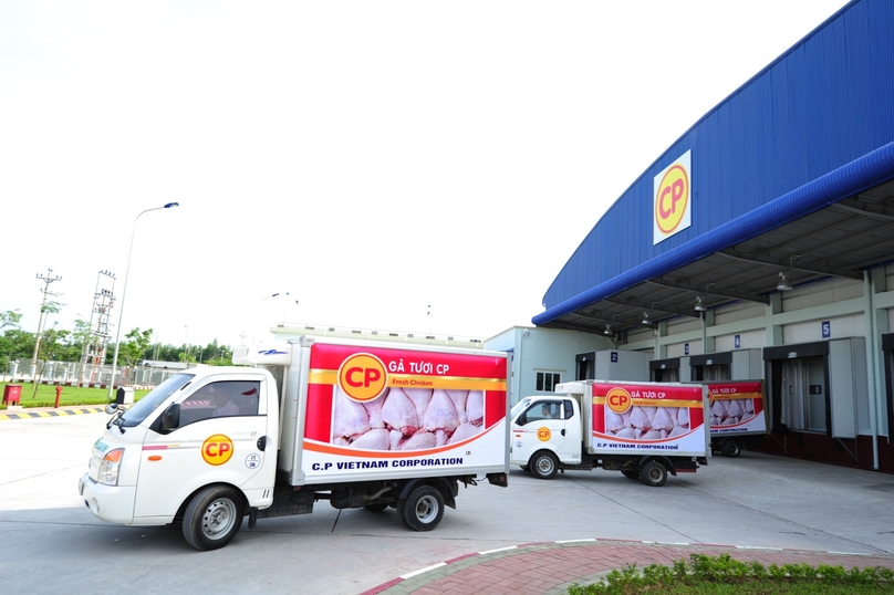 Trucks at C.P. Vietnam factory. Photo courtesy of C.P. Vietnam.