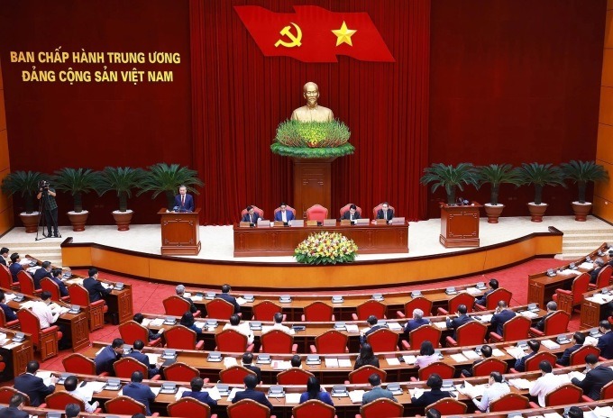 The Party Central Committee meeting on November 25, 2024. Photo courtesy of Vietnam News Agency.