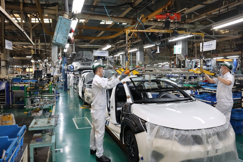 A Honda factory in Vinh Phuc province, northern Vietnam. Photo courtesy of Vinh Phuc news portal.