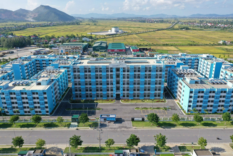 A factory in VSIP Nghe An Industrial Park, Nghe An province, central Vietnam. Photo courtesy of Nghe An newspaper.