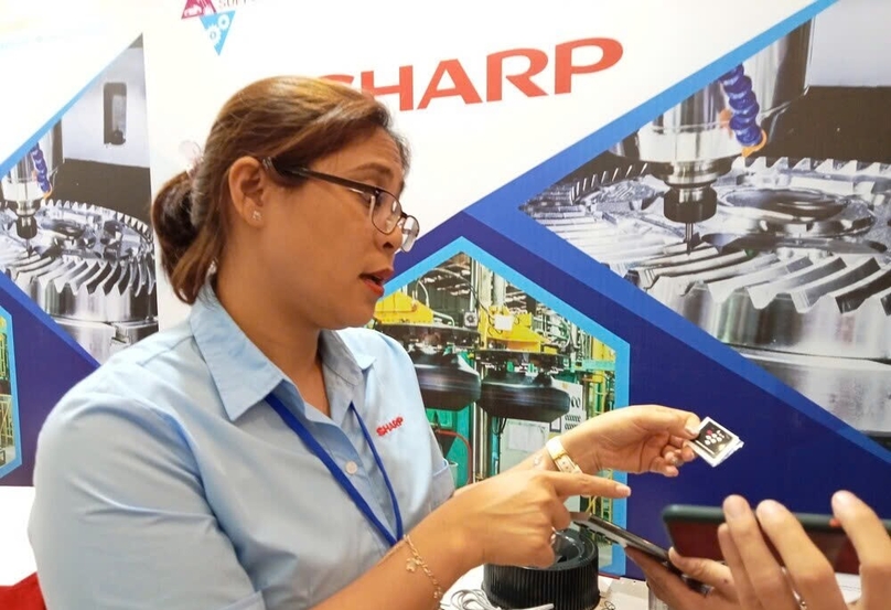  Sharp marks nearly 30 years of presence in Vietnam. Photo by The Investor/Lien Thuong.