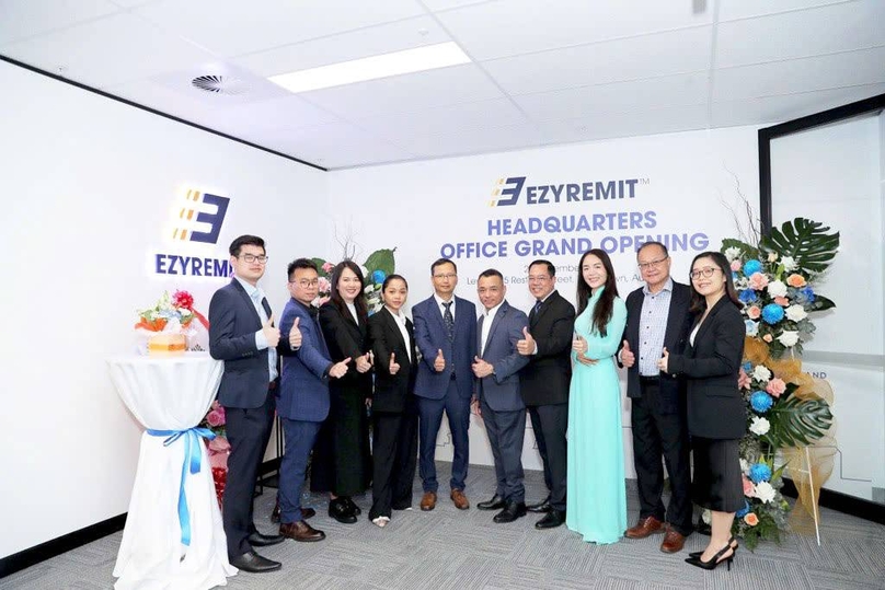 EzyRemit’s dedicated team in Australia headquarters. Photo courtesy of EzyRemit.