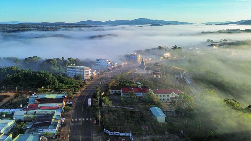 A corner of Mang Den township, Kon Tum province, Vietnam's Central Highlands. Photo courtesy of Kon Tum newspaper.