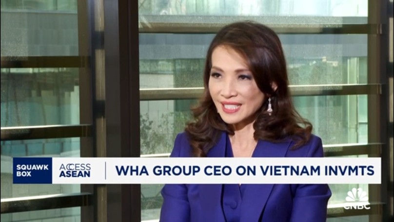 WHA Corporation CEO and chairperson Jareeporn Jarukornsakul. Photo courtesy of CNBC.