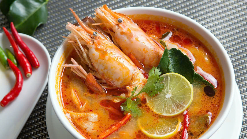  Thai 'Tom yum kung'. Photo courtesy of MICHELIN Guide.