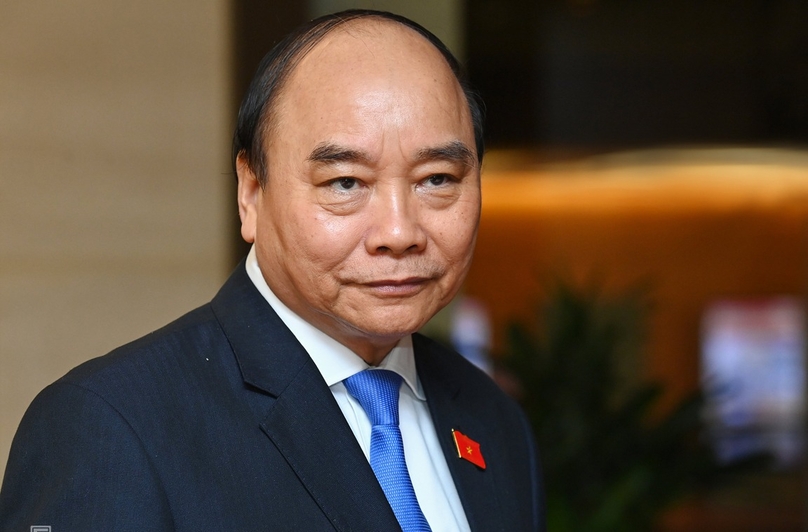 Nguyen Xuan Phuc, former Politburo member and former Prime Minister. Photo courtesy of the government's news portal.