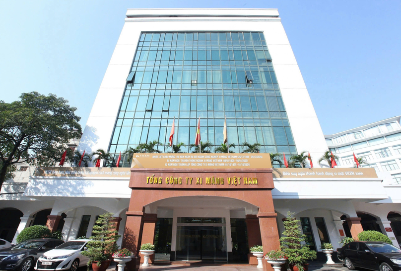 The headquarters of Vietnam National Cement Corporation (Vicem) in Hanoi. Photo courtesy of the corporation.