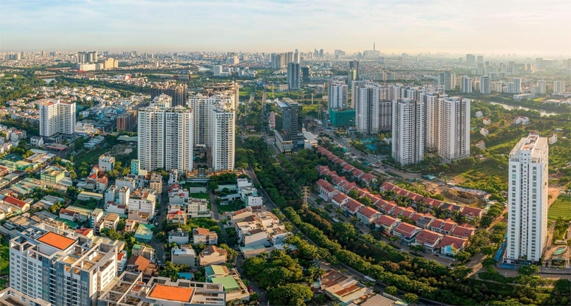 A corner of Nha Be district, Ho Chi Minh City, southern Vietnam. Photo courtesy of Thanh Nien (Young People) newspaper.