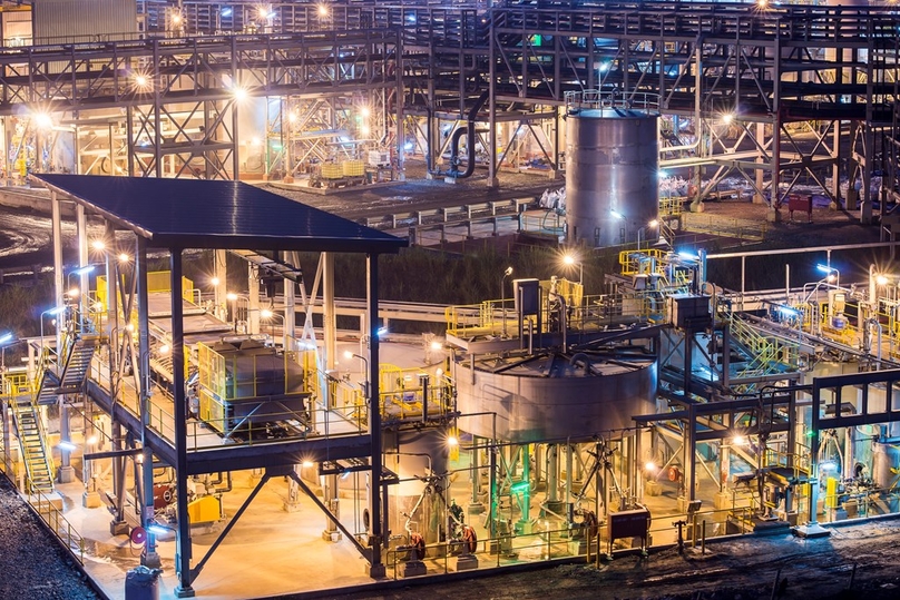 Modern mineral refining processing lines of Masan High-Tech Materials. Photo courtesy of the company.